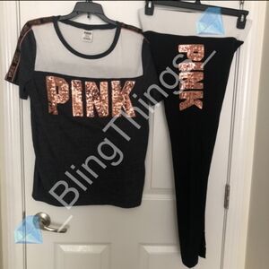 💎VS PINK Rose Gold Bling Outfit💎